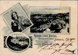 Darjeeling Woodlands Hotel Choom Witch 1901 I-II (fleckig) - Inde