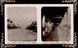 Benoni Clock Tower From Fort Street Market Avenue The Benoni Furnishing Co Looking Up 1912 I-II (Ecken Abgestossen) - Sudáfrica