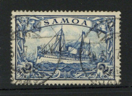 Deutsche Kolonien Samoa 2 Mark Kaiseryacht O. Wz. Nr. 17 Apia, Signiert Colonies - Other & Unclassified