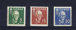 SUEDE - T.P. 254/56 XX - 80e Anniversaire Du Roi Gustave V - Unused Stamps