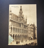 België - Belgique - CPA  Bruxelles - Maison Du Roi -used Card Brussel Vers St Leu ( Fr) 1910 - Monuments, édifices