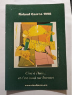 CP - Rolland Garros 1998 C'est à Paris Et Aussi Sur Internet Pub IBM Illustration Télémaque - Tennis