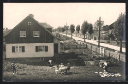Foto-AK Gröbenzell, Blick Auf Ein Wohnhaus Mit Garten Im Jahr 1925  - Groebenzell