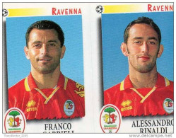 CALCIATORI - Calcio - Figurine Panini-calciatori 1997-98-n. #531 RAVENNA (F. GABRIELI-A. RINALDI) - Italienische Ausgabe
