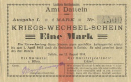 Delcampe - Notgeld 1914 Datteln Landkreis Recklinghausen Lot Mit 3 Scheinen - Sonstige & Ohne Zuordnung