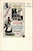 Württemberg-GSK Stuttgart Ausstellung Für Elektrotechnik Und Kunstgewerbe 1896 I-II Expo - Sonstige & Ohne Zuordnung