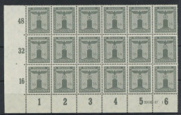 3. Reich Parteidienstmarke 16 Pf M. Wz. 18er Einheit Mit HAN - Other & Unclassified