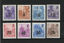 DDR 1954 Fünfjahrplan (III) Mit Neuem Wertaufdruck Sauber Postfrisch** Pracht - Autres & Non Classés