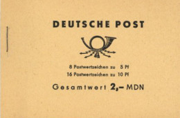 DDR Markenheftchen Ulbricht 1966 - Other & Unclassified