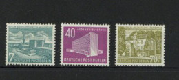 Berlin 1954 Berliner Bauten (III) Kpl., 70er Mit Leichten Kalanderbügen, Sonst Sauber Postfrisch** - Andere & Zonder Classificatie