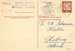 BERLIN Bedeutende Deutsche Auslands-Doppelganzsache Kpl. Gelaufen 1964, Rs. Text - Otros & Sin Clasificación