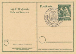 Berlin Ganzsache Tag Der Briefmarke 1951 I - Autres & Non Classés