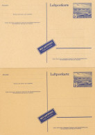Berlin Ganzsachen Luftpostkarte 1953 In Type A/b (sämisch/grauweiß) - Autres & Non Classés