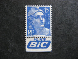 TB N° 886a, Oblitéré. Avec PUB Inférieure " BIC ". - Used Stamps