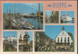 Dieppe - Multivues - Le Port Et Le Ferry Assurant La Liaison Avec L'Angleterre. - (P) - Dieppe