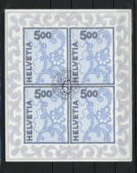 Schweiz Stickereimarke Kleinbogen St. Gallen 2000, Tadellos ESST - Sonstige - Europa