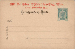 ÖSTERREICH - 5 H.-GSK XIV DEUTSCHER PHILATELISTEN-TAG WIEN 1902 I - Europe (Other)