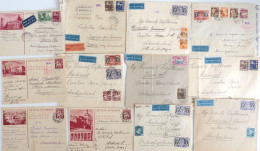 Litauen Lietuva Lot Briefe Ca. 1940, Luftpost, In Die Schweiz Gelaufen, Mit Schweizer Militär-Zensur, Stark Unterschiedl - Otros - Europa