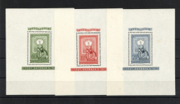 Ungarn 80 Jahre Ungarische Briefmarken 1951 Als Blockausgaben Kpl. Postfrisch** Pracht, Bitte Begutachten! - Europe (Other)