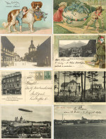 Deutschland, Ausland Und Motive Album Mit 90 Ansichtskarten Vor 1945 I-II - 100 - 499 Postcards