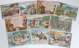 Liebig Schachtel Mit Ca. 1000 Bildern (meist Liebig) In Unterschiedlicher Aber überwiegend Guter Erhaltung - Werbepostkarten