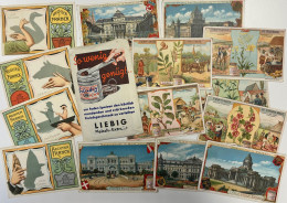 SAMMELBILDER U.a. Liebig, Großer Karton Mit Vermutlich An Die Tausend Stück Aus Nachlass I-II - Werbepostkarten
