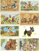 Walt Disney Lot Mit 60 Ansichtskarten - Andere & Zonder Classificatie