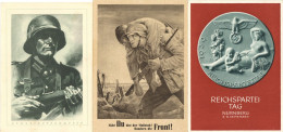Propaganda WK II Album Mit Ca. 100 Propaganda-Belegen, Viel Einfache Aber Auch Bessere Ware II - War 1939-45