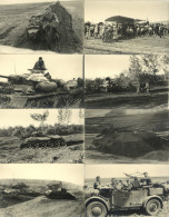 WK II Foto 46 Fotokarten Mit Panzern Und Technik Abb. II - Guerra 1939-45