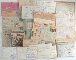 Feldpost WK II Reichhaltiger Bestand In Großer Schachtel Mit Vielen Interessanten Stücken, Stempel-Vielfalt, Diverse Ver - Guerra 1939-45