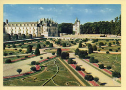 37. CHENONCEAUX – Les Jardins De Diane De Poitiers Et Le Château (voir Scan Recto/verso) - Chenonceaux