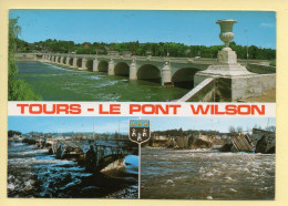 37. TOURS – Le Pont Wilson / 3 Vues / Blason (voir Scan Recto/verso) - Tours