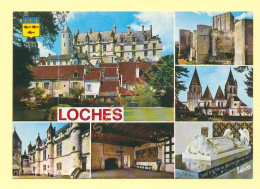 37. LOCHES - Multivues – Blason (voir Scan Recto/verso) - Loches