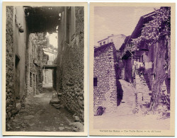 LOT 2 Cartes - VERNET Les BAINS Rue Du Vieux Vernet & Une Vieille Maison - Non écrites - Rivesaltes