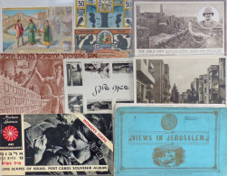 Judaika Lot Mit Ca. 200 Ansichtskarten, Notgeld, Fotos, Grafiken Usw. Zum Thema Judaika, Jerusalem Usw. Judaisme - Judaika