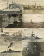 Schiff Kreuzer WK I über 100 AKs Oft Mit MSP Stempel I-II Bateaux Bateaux - Guerre 1914-18