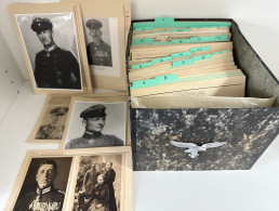 Flugwesen Pioniere FLIEGERHELDEN Kartei Mit Vermutlich über 100 Fotoabzügen U. Zeitungsausschnitten Nach ABC Sortiert. A - Guerra 1914-18