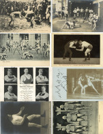 Ringen Lot Mit 39 Ansichtskarten Vor 1945 - Wrestling