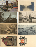 Danzig Partie Von Circa 90 Ansichtskarten I-II - Autres & Non Classés