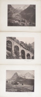 Schweiz Alte Mappe Berner Oberland 1900 Mit 44 Fotos Im Format 21x27 Cm Auf Hartpappe, Alle Von 1900 II - Otros & Sin Clasificación