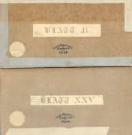 Schweiz Dufour-Landkarten Lot Mit 23 Karten (unvollständig Blatt 1 Und 15 Fehlen) Künstverlag H. Keller Zürich 1845-1865 - Autres & Non Classés