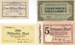 Notgeld Sammlung Banknoten Und Notgeldscheine Mit Etwas Ausland I-II - Otros & Sin Clasificación