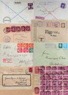 Deutschland Briefe-Sammlung Vor 1945 (ca. 145 Stück), Meist Deutsches Reich (guter Anteil 3. Reich) Im Steckbuch, Durchg - Otros & Sin Clasificación