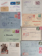 Landpost-Stempel Sammlung Mit Ca. 100 Belegen, Ca. 1930-1960, Unterschiedliche Erhaltung - Sonstige & Ohne Zuordnung