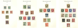 BERLIN Sammlung Auf Vordruck Im Klemmbinder Gestempelt, Ohne Schwarz/Rotaufdrucke, 1950-1977 Fast Kpl. (ohne Währungsges - Other & Unclassified