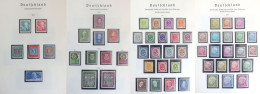 BUND Sammlung 1949-1969 Postfrisch** Sauber Auf Vordruck-Blättern, Posthornsatz Geprüft Schlegel BPP - Autres & Non Classés