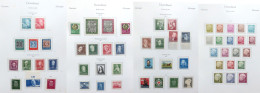 BUND Sammlung In 5 Bänden 1949-2003, Jg. 1949 Bis 2001 Fast Kpl. Bis Auf Posthornsatz (es Fehlen 8, 10, 30-90 Pf.) Und W - Autres & Non Classés