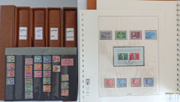 SCHWEIZ Doubletten-Sammlung, 1945-2000 Vordruck In 3 Lindner-Ringbindern Gestempelt (1959-2000 Fast Kpl., Meist Aus Abo) - Autres - Europe