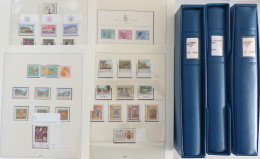 Liechtenstein Sammlung Auf Vordrucken In 3 Ringbindern 1960-2000 Doppelt Gesammelt ** U. Gestempelt, Ab Mitte Der 60iger - Europe (Other)
