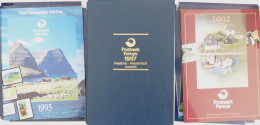 Dänemark Foroya Färöer Inseln Sammlung Von 15 Jahresmappen/Folder Mit Postfrischen** Jahrgängen - Europe (Other)